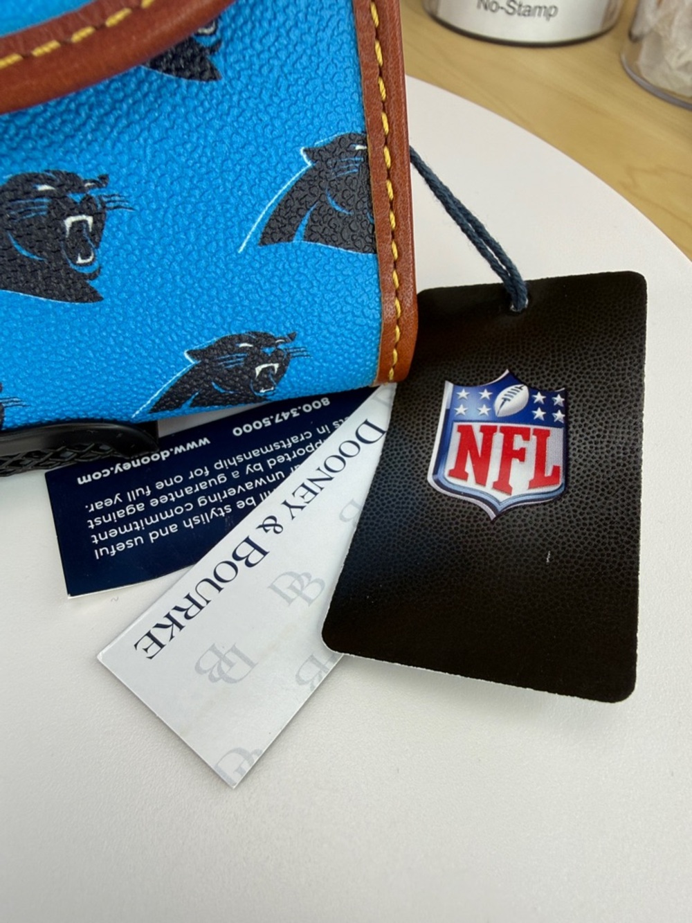 π₯NWT DOONEY & BOURKE - NFL Carolina Panthers Continental Clutch Wallet - S0809 - Picture 4 of 17
